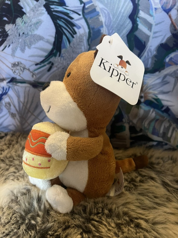 kipper-the-dog-easter-egg-7-plush-soft-toy-mick-inkpen-very-rare