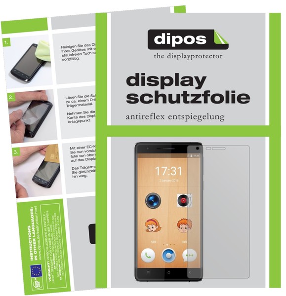 2X Schutzfolie FüR Oukitel K4000 Lite Matt Displayschutzfolie Folie Dipos-image