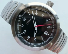 Audi Motorsport RS Racing Sport Line Car Accessory Round Design Quattro Watch