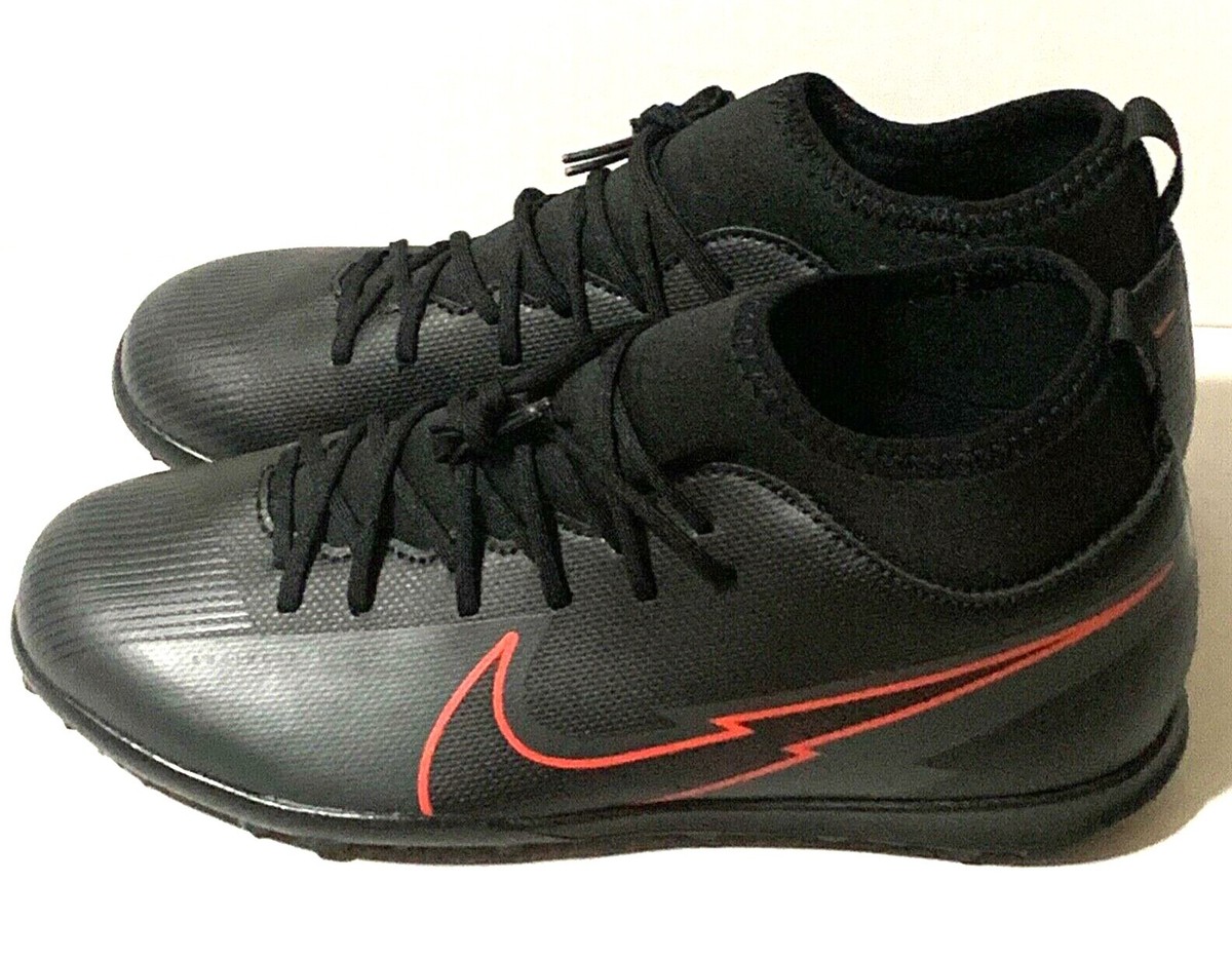 Nike Mercurial Superfly Club TF Jr AT8156-060 Football Shoes Sz 6Y NEW