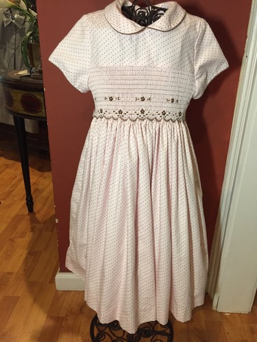 Luli \u0026 me Girls Sz. 6 Smocked Pink 