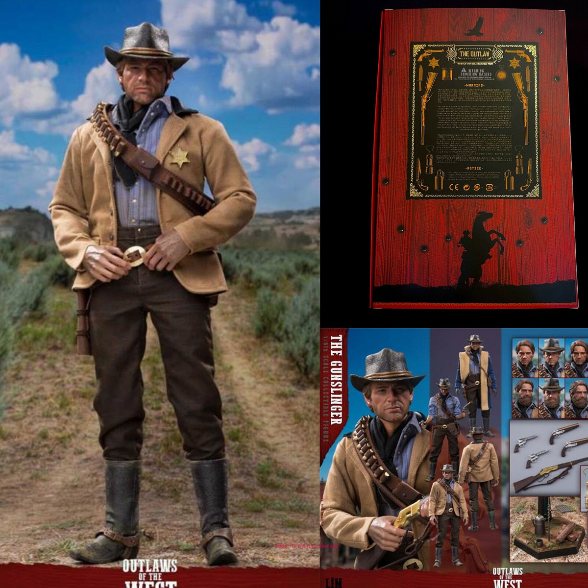 LimToys RED DEATH Wilderness Rider Posable Collectible