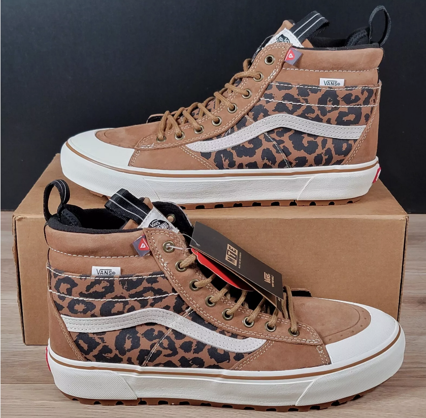 Vans Sk8-Hi MTE-2 Waterproof Shoes Boot Men\'s 8 Women 9.5 Leopard Chipmunk NEW Vans UA SK8-Hi MTE-2 CHIPMUNK/LEOPARD - Gangstagroup.com  main image 4