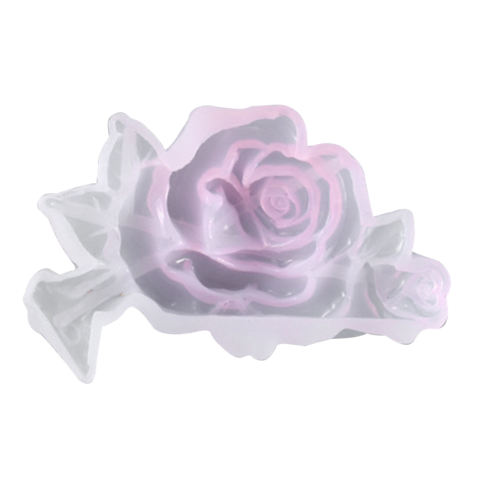 Silicone Rose Flower Resin Mold for DIY Jewelry and Ornaments  
