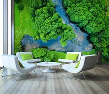 3D Forest River KEP2981 Wallpaper Mural Self-...
