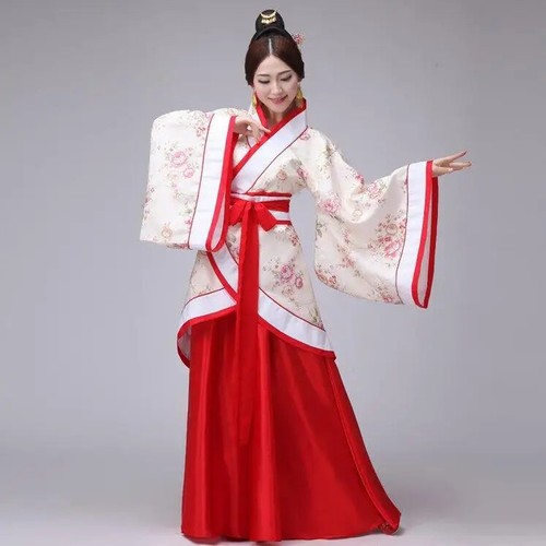 Woman Stage Dance Dress Chinese Traditional Costumes New Year Adult Tang Suit - Picture 11 of 32