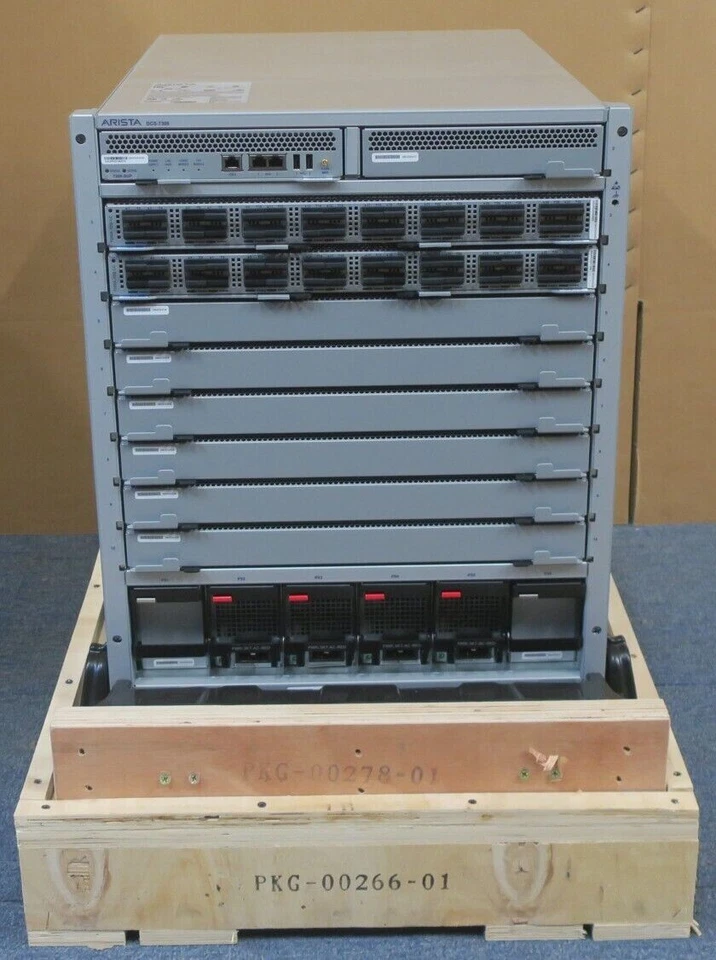 NEW Arista DCS-7308 8-Slot Switch Chassis 2x EM-7300X-32Q-LC 1x EM-7300-SUP - Image 2 of 4