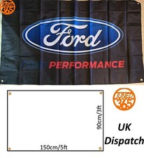 Ford Racing Performance Flagge Banner 3 x 5 Fu&szlig; Racing Entwicklung Auto Show Garage UK