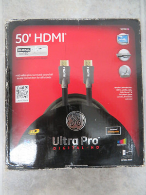 Ultra Pro 30580 50-ft Black Digital HD HDMI Cable