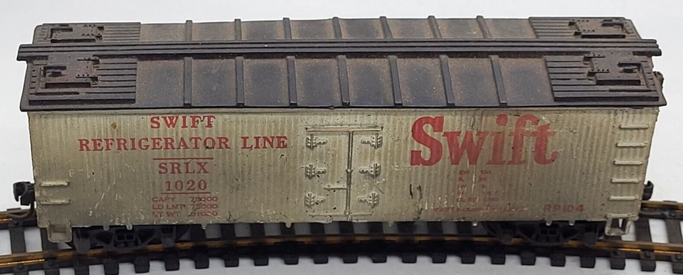 Kadee Escala HO Swift SRLX 1020 Frigorífico Tren Vagón Ferrocarril Fábrica Sucio, Excelente Estado Foto 2 de 4