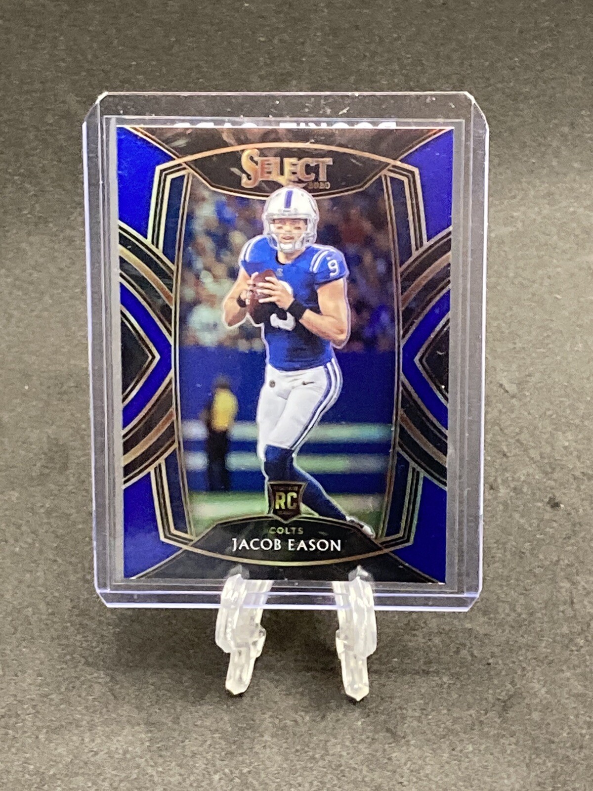 2020 Select Jacob Eason Club Level Blue Prizm /75!! Rookie Colts QB RC