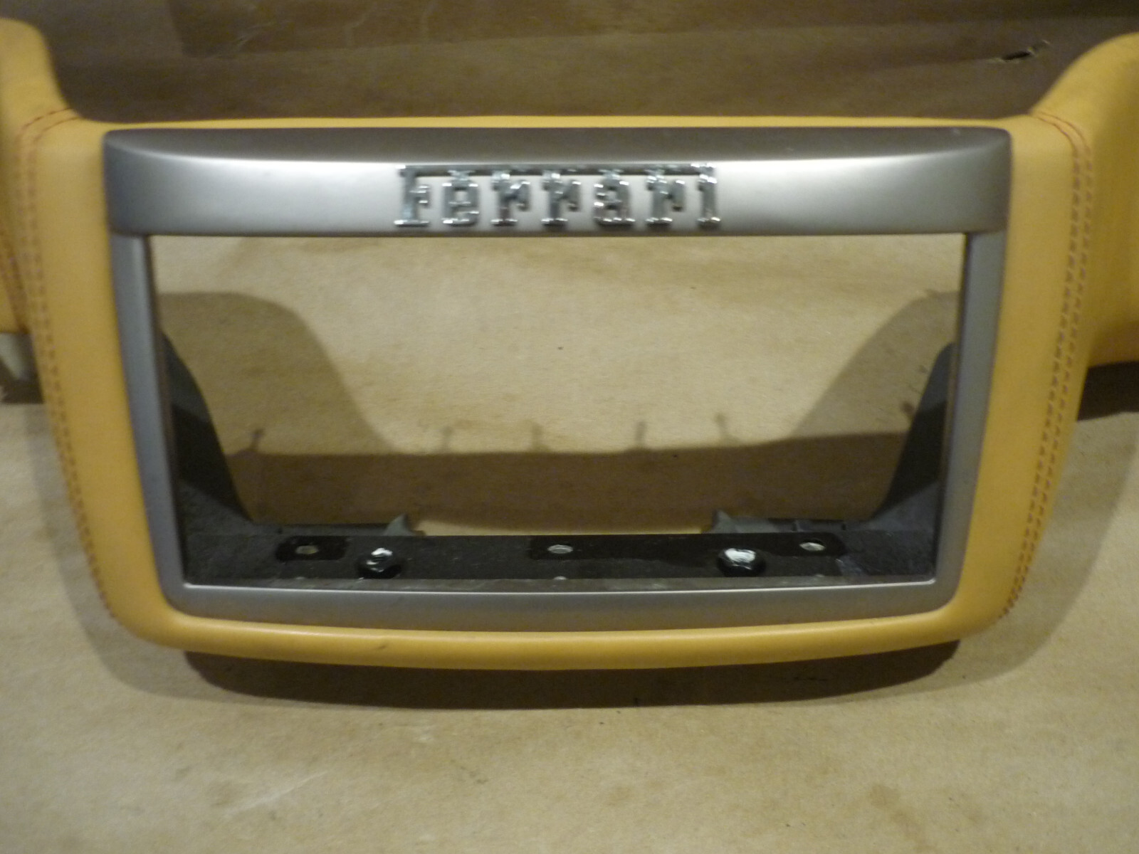 Ferrari California - RH Central Dash / Dashboard Panel Beige- P/N 86453000
