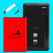 High Grade 2970mAh Durable Battery Portable Charger for LG Premier LTE L62VL USA