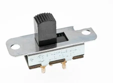 5X - Stackpole SPDT Momentary Slide Switch 6A/125VAC 1A/125VDC PCB Mount, NOS