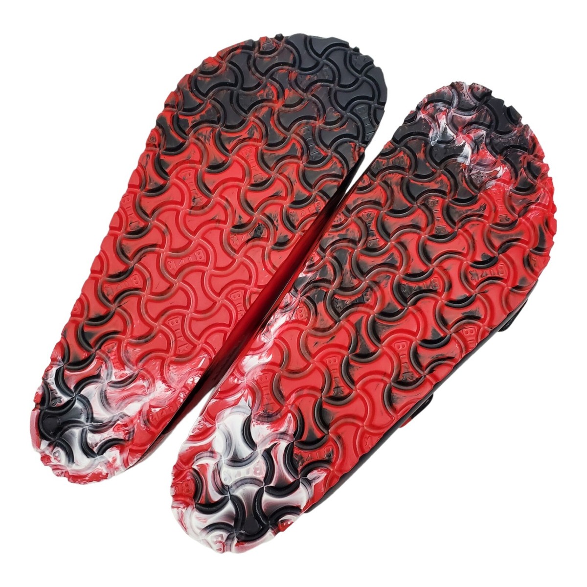 BIRKENSTOCK Sandals Slides Mens Size 10 43 280 Red Black 