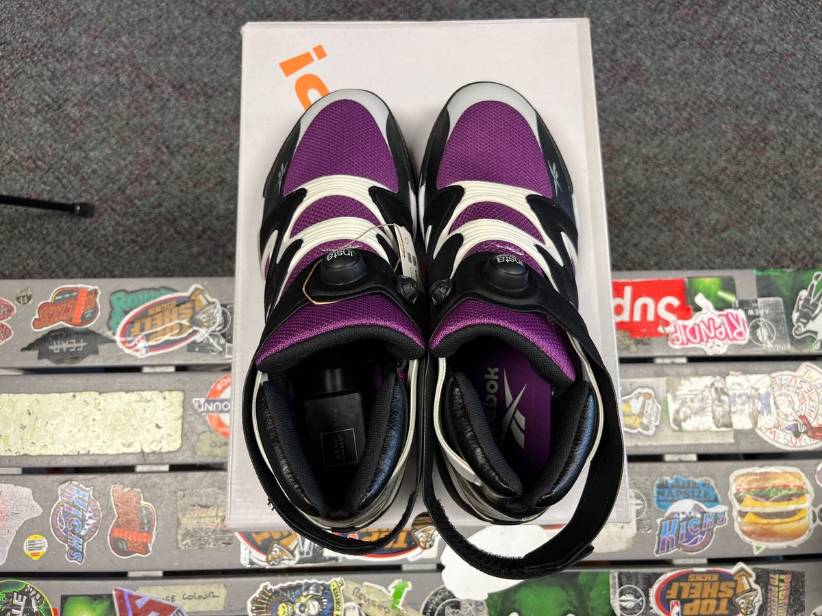 パープルブラックイブニング1454 New Reebok Instapump Fury Zone Aubergine 2022 Size 10.5 Rare