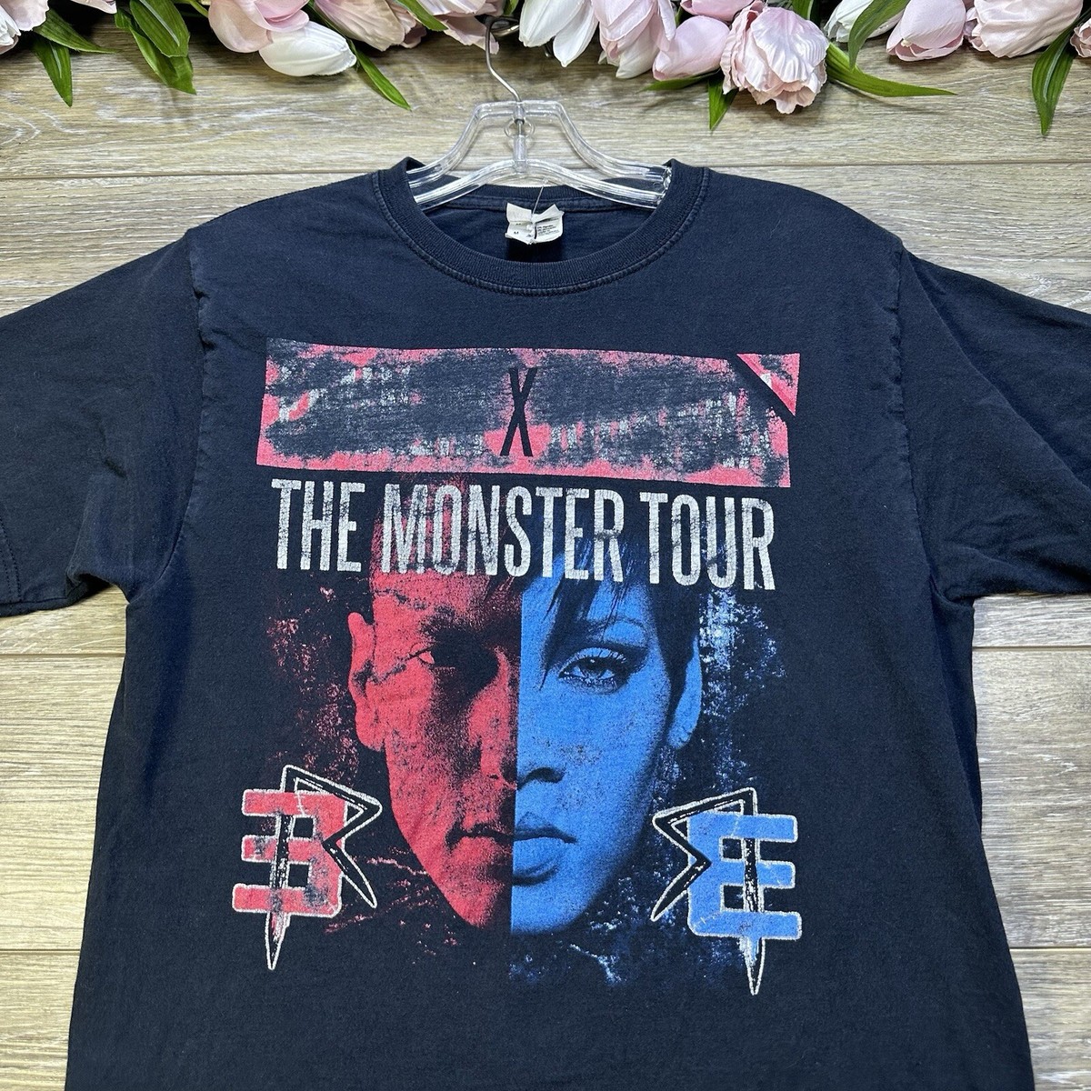 Eminem x Rihanna The Monster Tour Tシャツ Eminem/Rihanna T SHIRT The Monster Tour 2014 Detroit MEDIUM