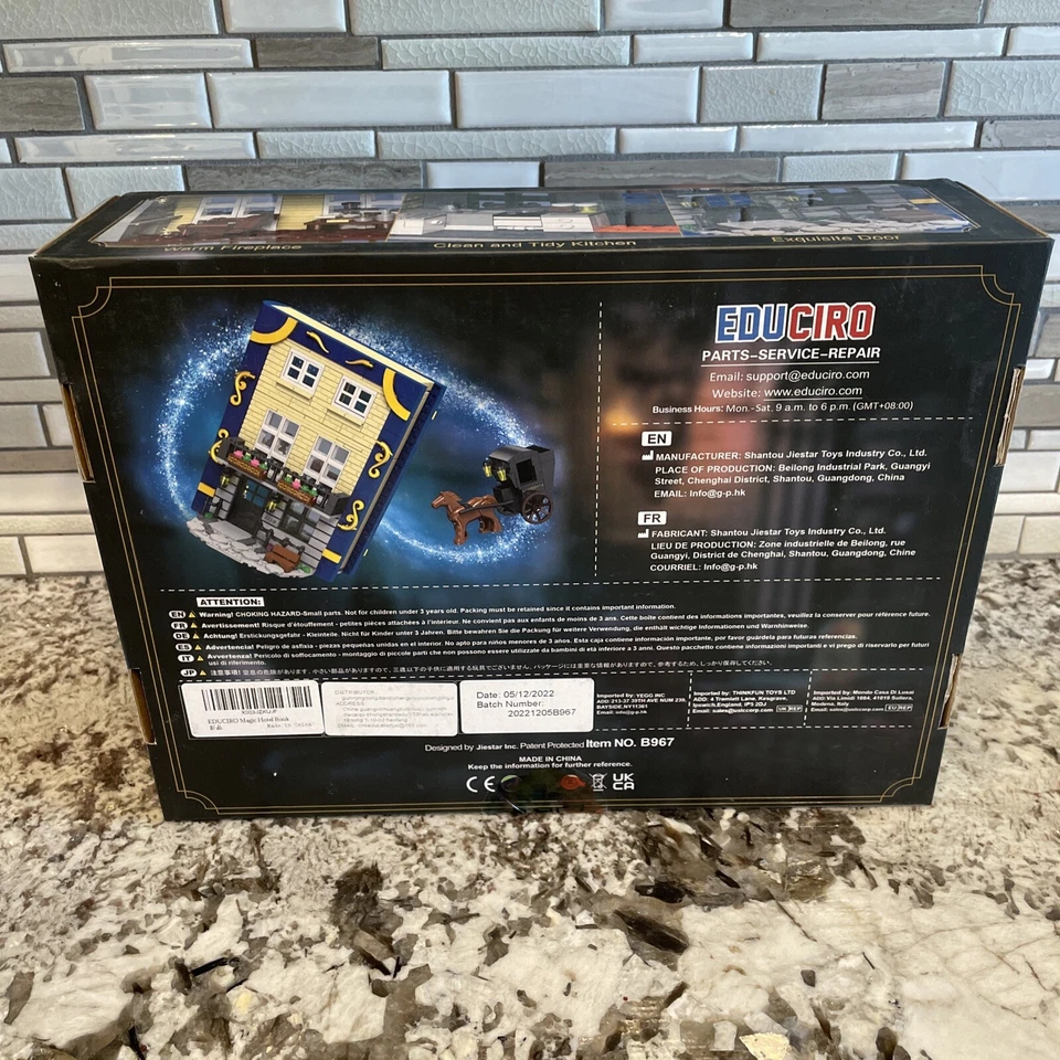 Toys Building Blocks Set with Sherlock Holmes Book City Harry potter Magic Hotel - Image 2 of 4