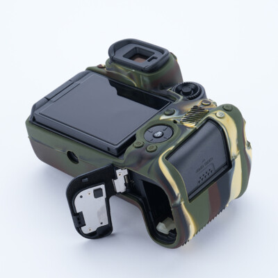 Protective Camera Case For Canon R7 - Shockproof Silicone Skin Cover With Detachable Cage