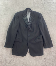 Stafford Tuxedo Jacket 38 R Black Wool Luxury Formal Menswear Evening Wedding