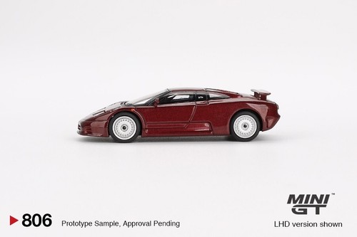 Mini GT 1:64 Bugatti EB110 GT Dark Red Metallic #806 - Picture 3 of 5