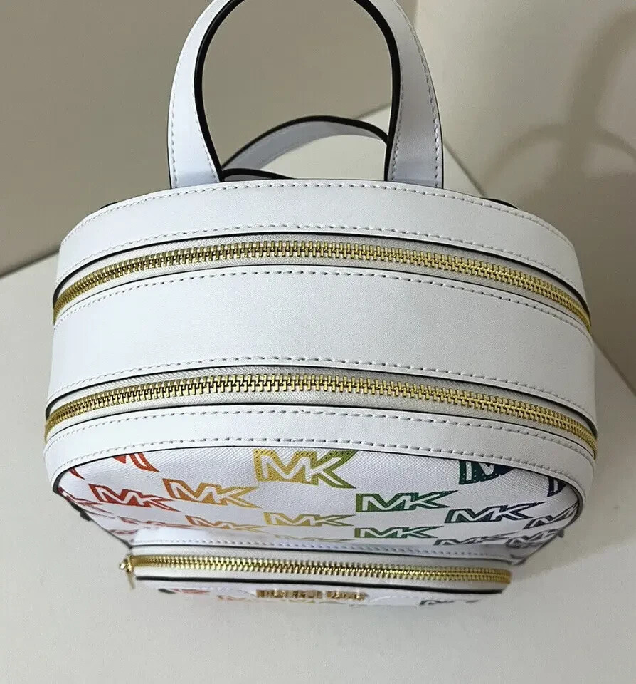 S Michael Kors Jaycee Medium White Gay Pride Backpack 35S3G8TB2L NWT $498 Retail Michael Kors - Brandclub - Jaycee Medium Vanilla Backpack  main image 4