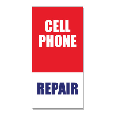 Cell Phone Repair Promotion Business  DECAL STICKER Retail Store Sign