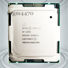 Intel Xeon W-2265 SRGSQ 3.50GHz 12-Core 19.25MB 165W LGA-2066 C422 CPU Processor