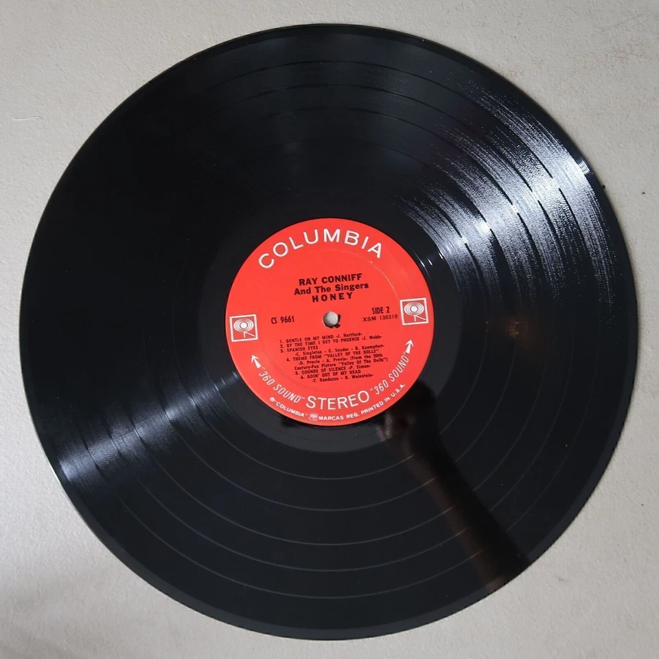 RAY CONNIFF HONEY VINYL LP COLUMBIA VG 93 Foto 3 de 4