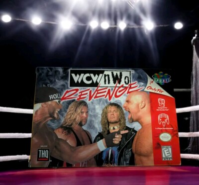 WCW/NWO REVENGE NINTENDO 64 CIB W/POSTER INSERTS COMPLETE 