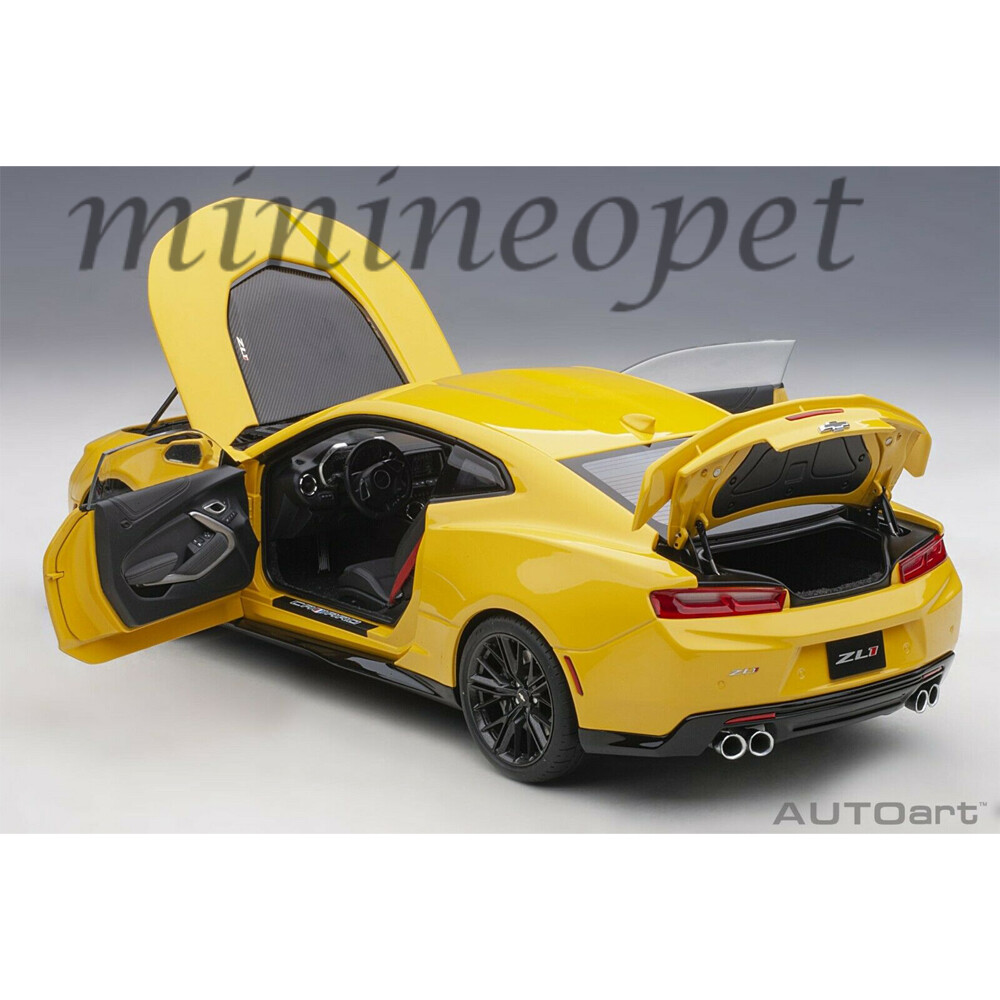 ロ*ン様 AUTOart 1/18 シボレー カマロ ZL1 2017 イエロー Autoart Chevrolet Camaro ZL1 2017 Bright Yellow in 1/18