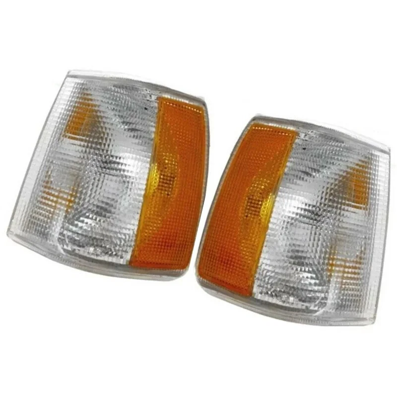 Corner Side Marker Turn Signal Parking Light Housing Pair Fits Volvo 960 740 940 - Imagem 4 de 4
