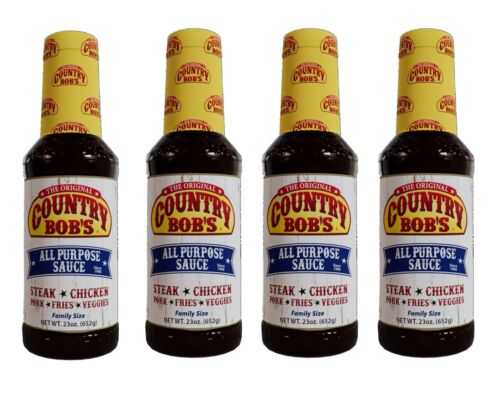 4-Pack Country Bob’s Original All-Purpose Sauce, Value Size 23 oz Bottles - Picture 10 of 24