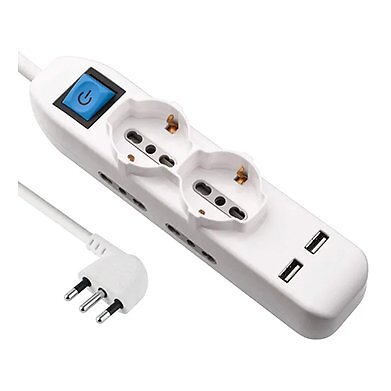 Multipresa Polivalente 250V con Prese USB - Qualità Certificata