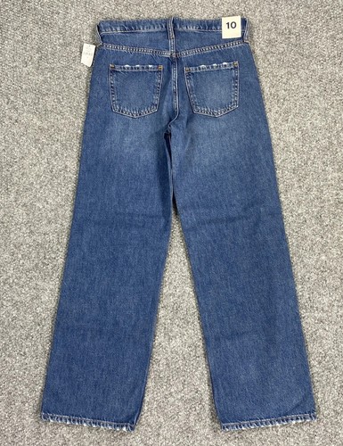 Gap Teen Girls Jeans Distressed Low Stride Blue Size 10 - Picture 2 of 15