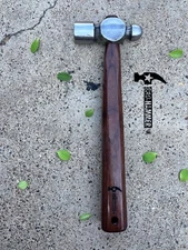 Vintage Unmarked Ball Peen Custom 10.5in Walnut Handle