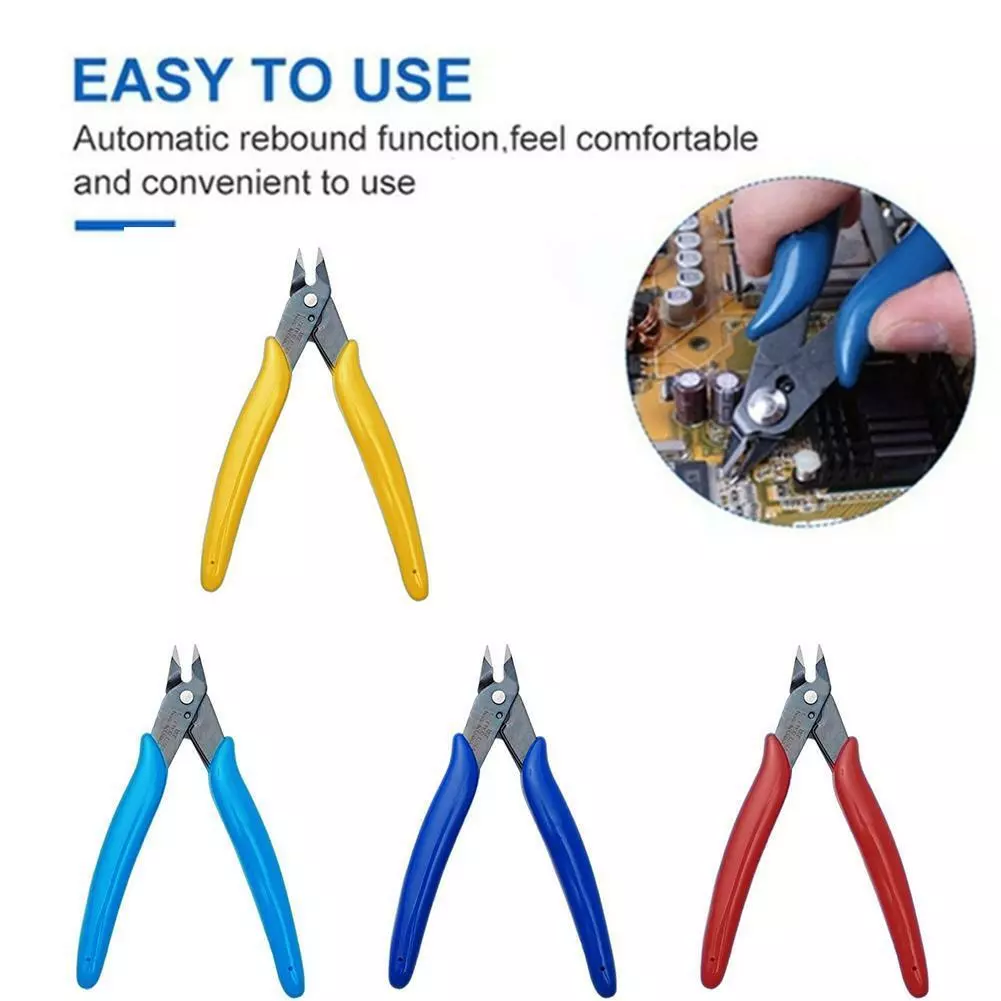 Electrical Wire Cable Cutters Cutting Side Snips Flush Pliers Nipper Hand Tools