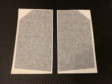 1985 1986 Honda ATC250R "BLACK"  Rear Fender Number Plate Decals! ATC 250R  