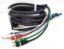 Calrad-Vec HDTVHARN 75 OHM Coaxial RCA  12 Feet-  Heavy Duty Cable hd component