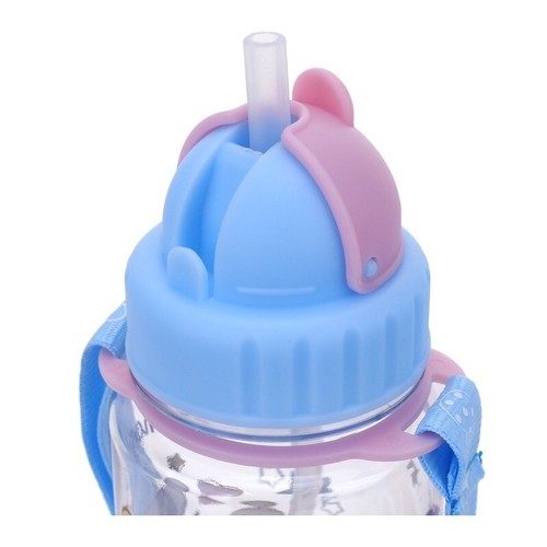Cinnamoroll ECOZEN BPA Free Non-PHTHALATE Kids Straw Water Bottle Mug w/ Strap - Picture 4 of 6
