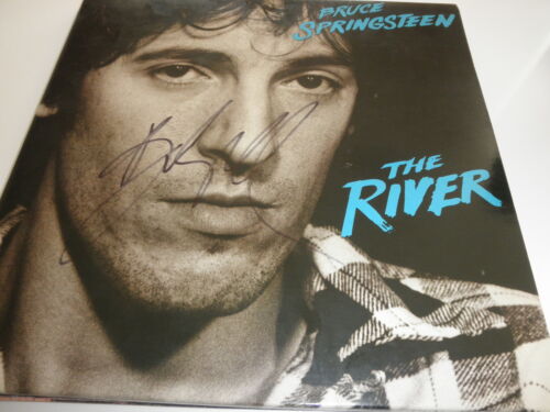 BRUCE SPRINGSTEEN SIGNED LP COA + PROOF! THE RIVER AUTOGRAPH COA E STREET BAND - Picture 1 of 6