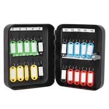 Key Cabinet Wall Mount,Locking Key Organizer,Key Storage Lock Box with Key Lo...