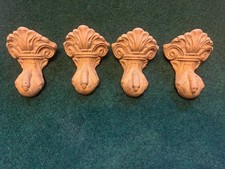 4 antike Badewannenfüße Füße Badewanne Gusseisen Gründerzeit Löwen Adler Guss