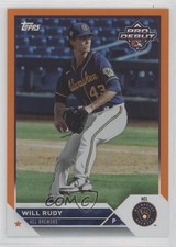 2023 Topps Pro Debut Orange Foil 24/25 Will Rudy #PD-150 1dh2