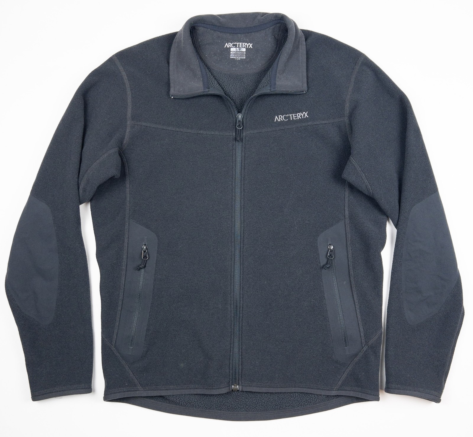 ARC'TERYX Arx'teryx Apache Cardigan Giacca Uomo Piccolo Full Zip Grigio Pile Polartec