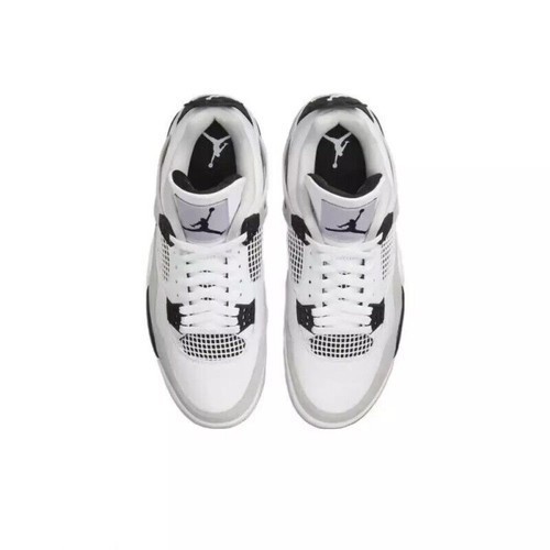 Gift Air Jordan Retro 4 Mid Military Black White Size UK 3-10 xmas Hot👟 - Picture 10 of 35