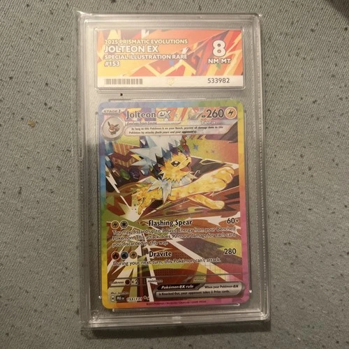 Jolteon Ex [153/131] Prismatic Evolutions Special Illustration Rare Ace 8