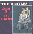 THE BEATLES-PICTURE SLEEVE  45--(LOVE ME DO)--PS--PIC--SLV