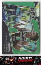 2022 Panini Prizm WNBA #4 Candace Parker Get Hyped Prizms Green