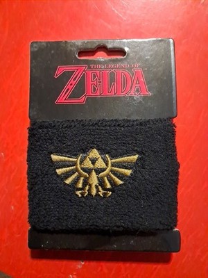 The Legend of Zelda Triforce Nintendo Sweatband Wristband Loot Crate Gaming